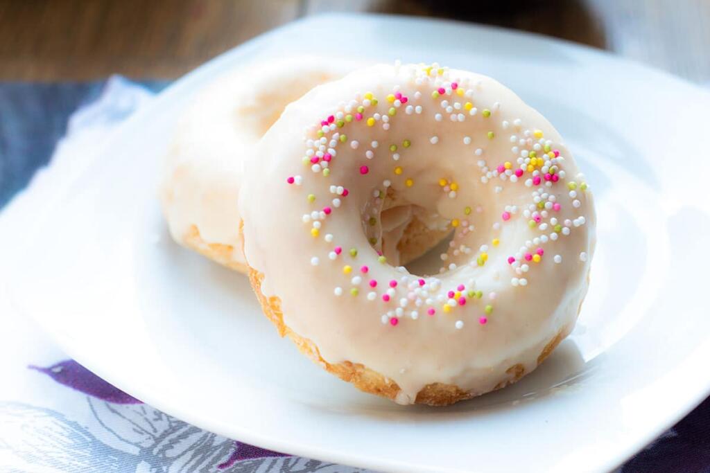 Baked Vanilla Donuts 1 4