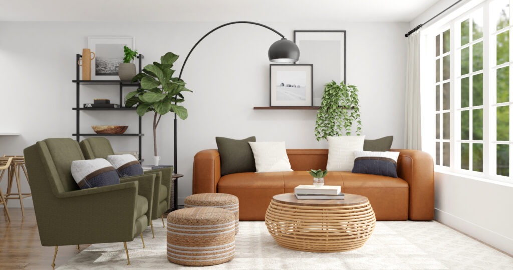 modern living room ideas on a budget