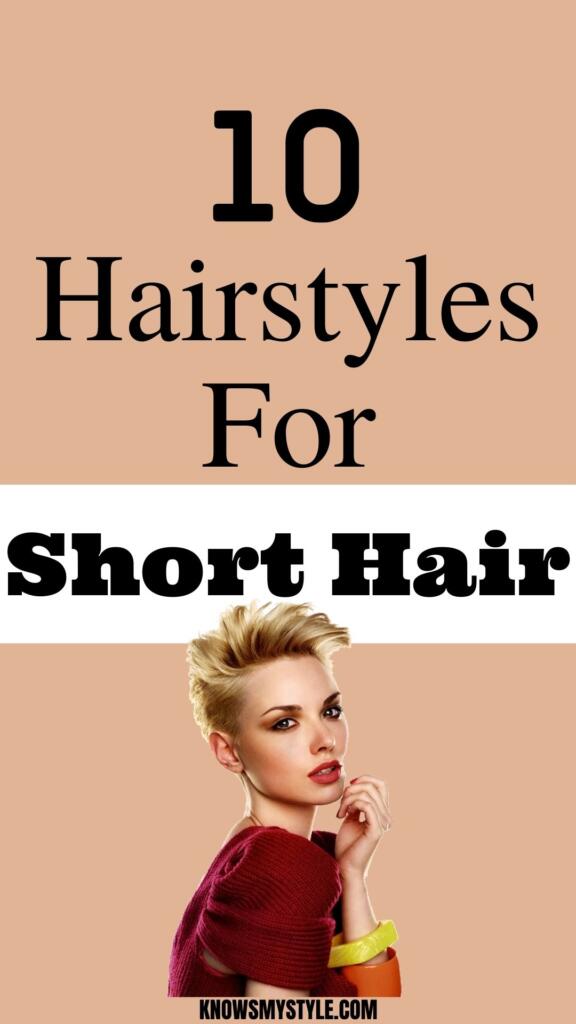 10 hairstyles for short hair 1