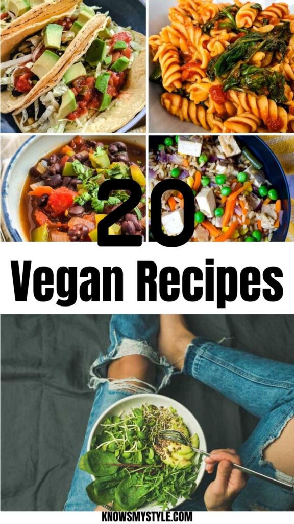 20 vegan recipes