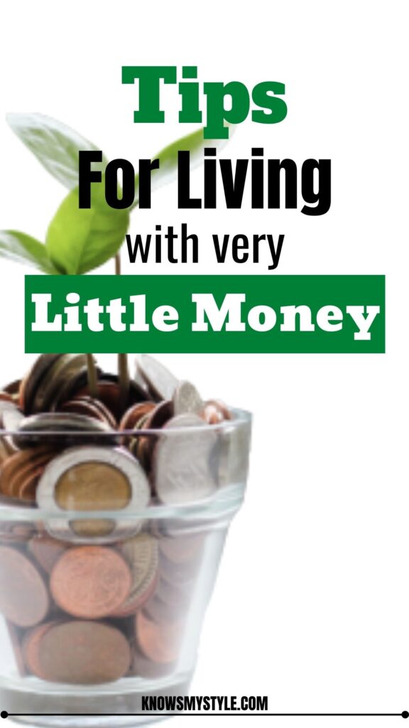 tips for living with very little money 2