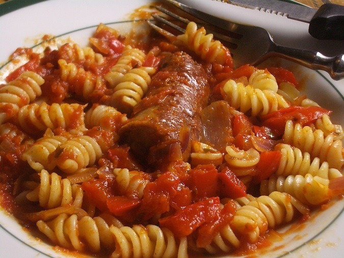 one pot sausage pasta