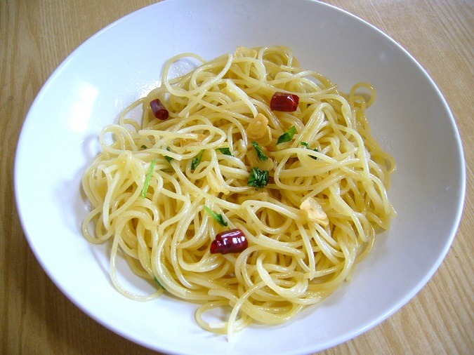spaguetti with garlic