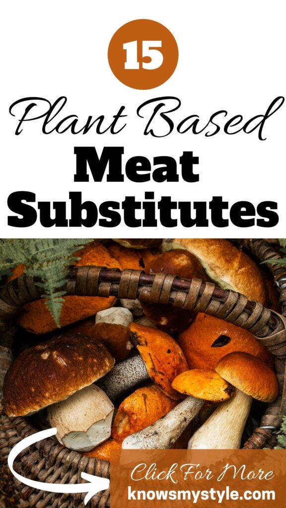 15 plant based meat substitutes