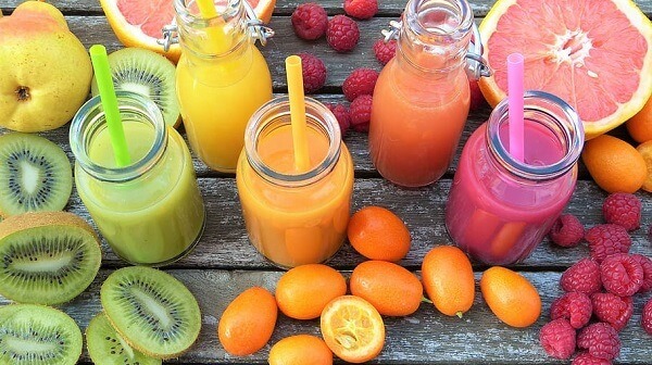 smoothies fruits colorful vitamins
