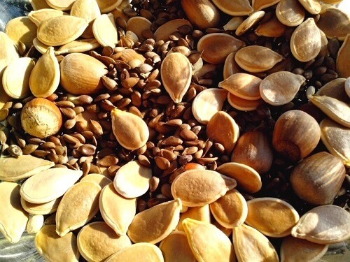 various seeds pumpkin nuts seeds apple grains 850x638 1