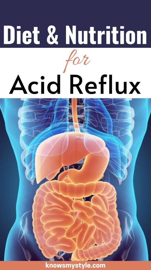 Diet and nutrition for acid reflux