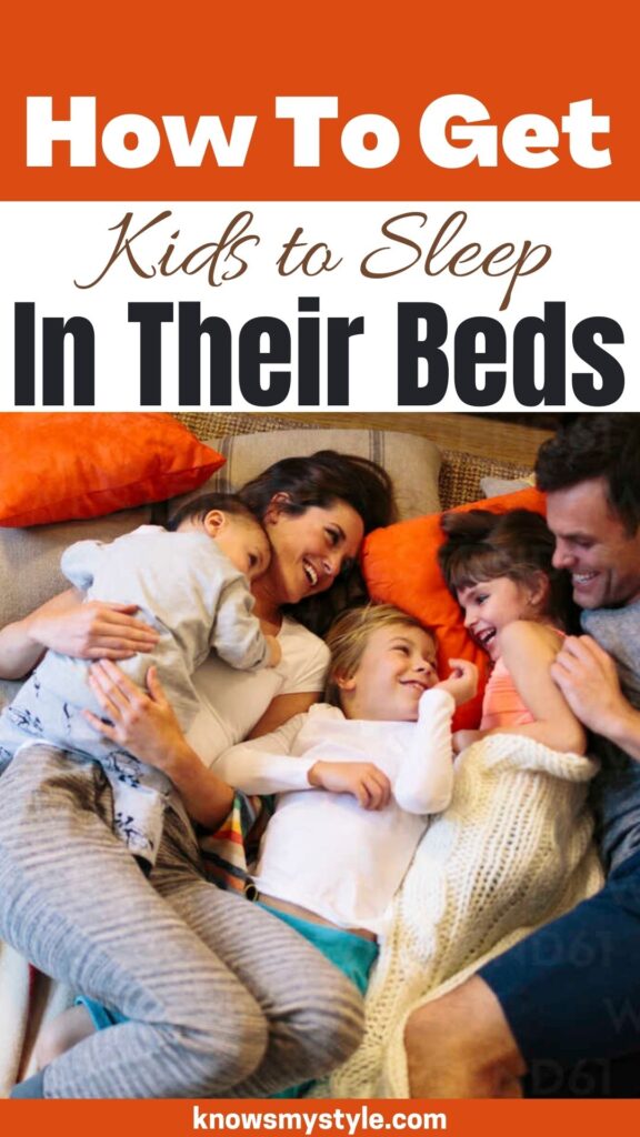 how to get kids to sleep in their beds