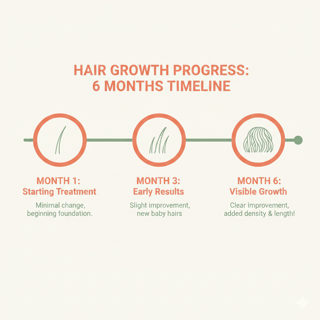 10 Natural Remedies for Hair Loss That Actually Work (According to Dermatologists) 5 hair growth progress timeline